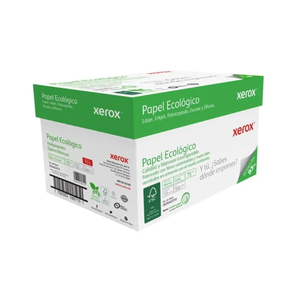 XEROX PAPEL ECOLOGICO CARTA 93% BLANCURA
